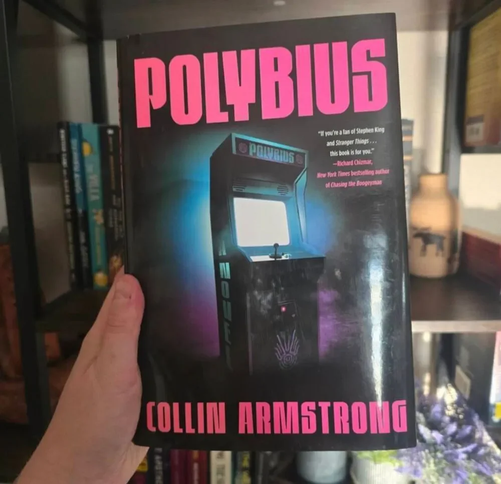 Polybius Collin Armstrong Hardcover Book Sci-Fi Horror Video Game
